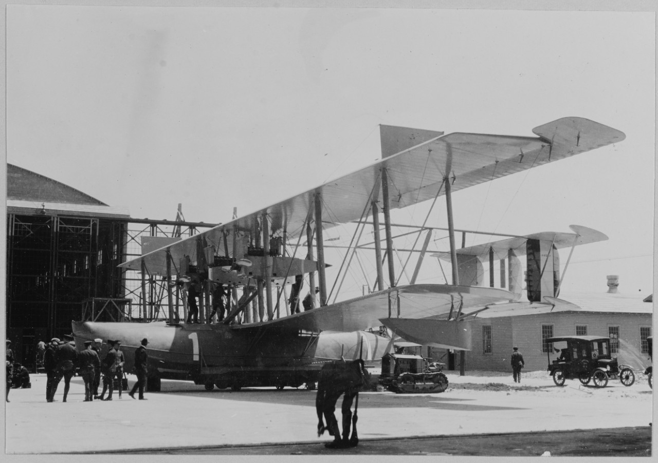 The NC-1 in front of its hangar