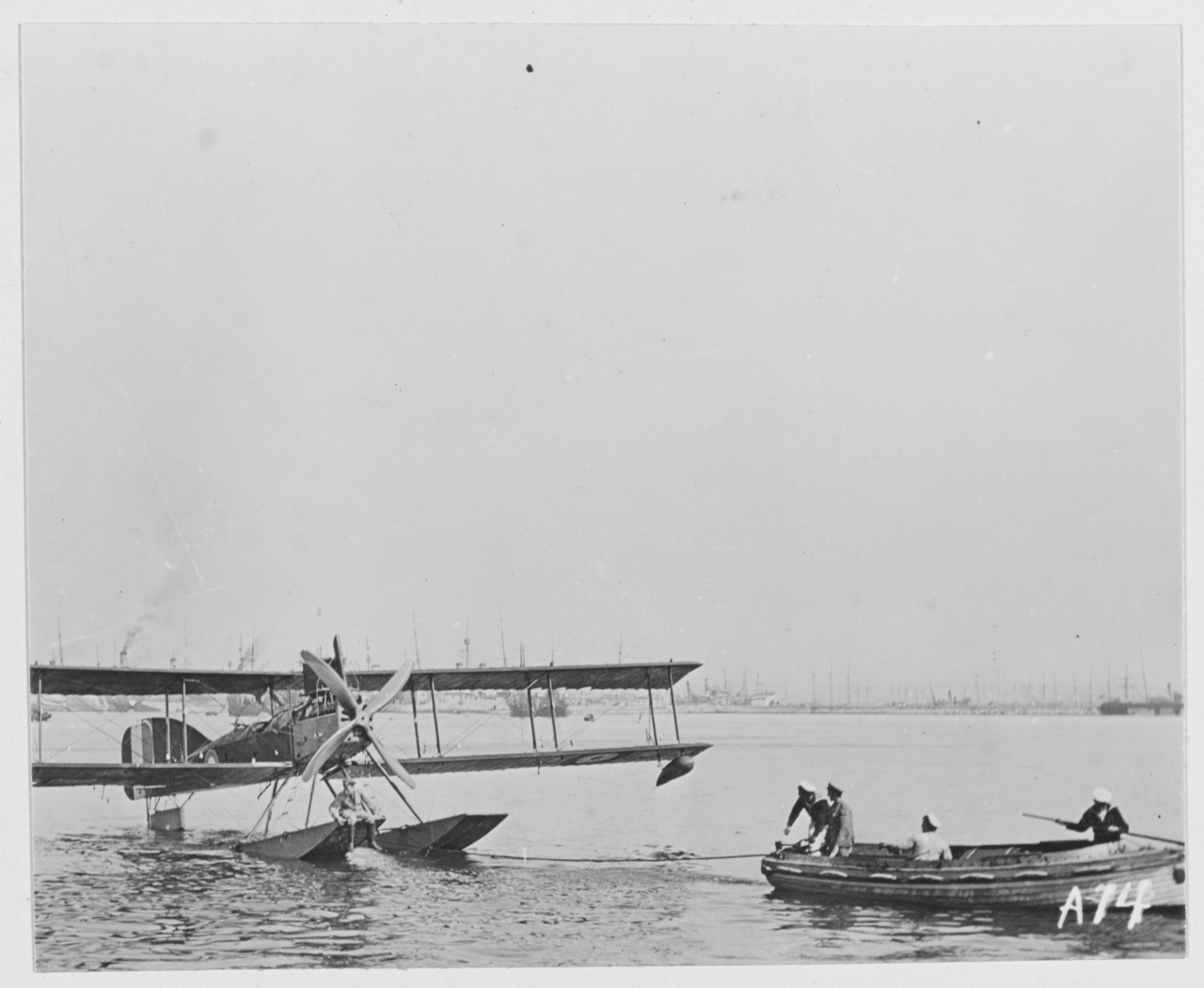 British seaplane in Gibralter, Spain