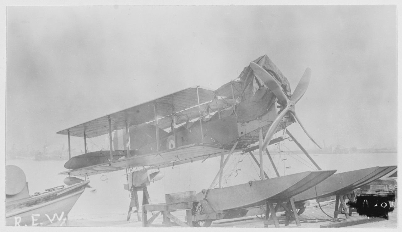 British seaplane in Gibralter, Spain