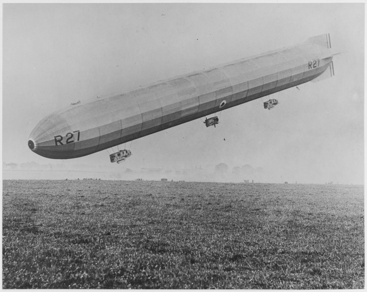 R-27, One of the big British dirigibles that may make the Trans-Atlantic flight