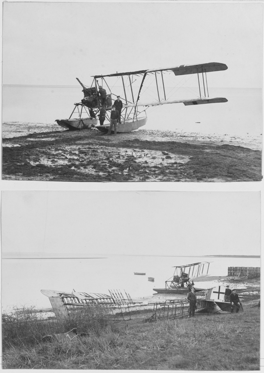 German Hydroplane, Z.9. Wrecked near Esbjerg, November 6, 1918