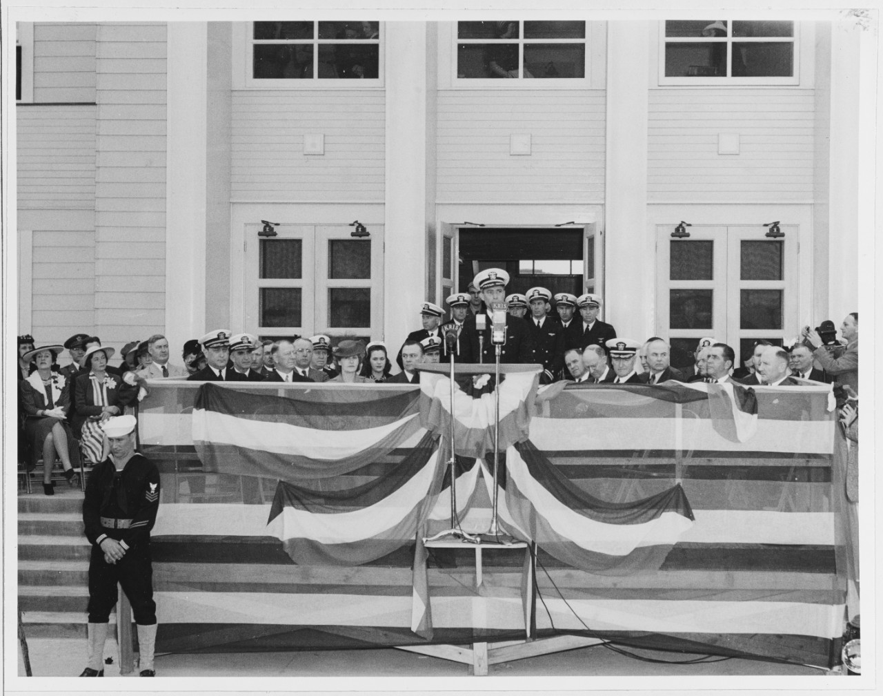 Dedication Ceremonies. U.S. Naval Air Station, Corpus Christi, Texas. March 12, 1941