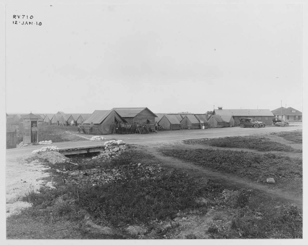Grand Tent Brig and quarters for the guard, U.S. Marine Flying Field, Miami, Florida.