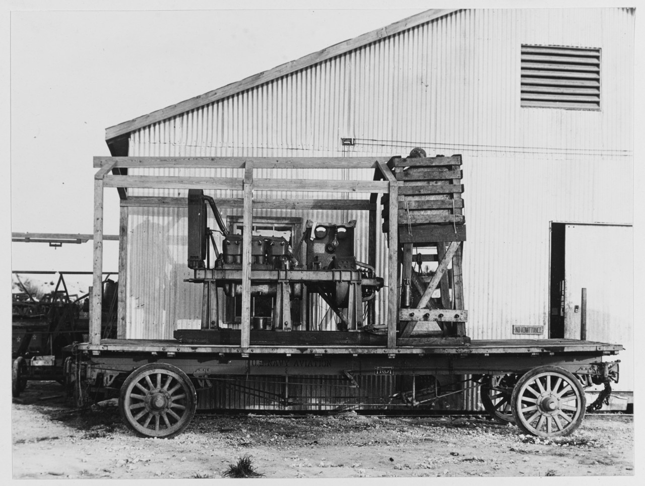 Light and power system for camp, U.S. Marine Flying Field, Miami, Florida.