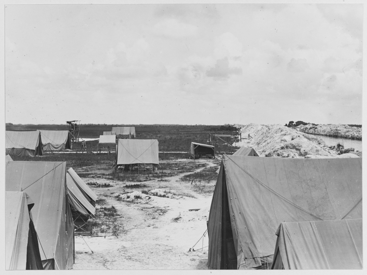 View of camp - U.S. Marine Flying Field, Miami, Florida.