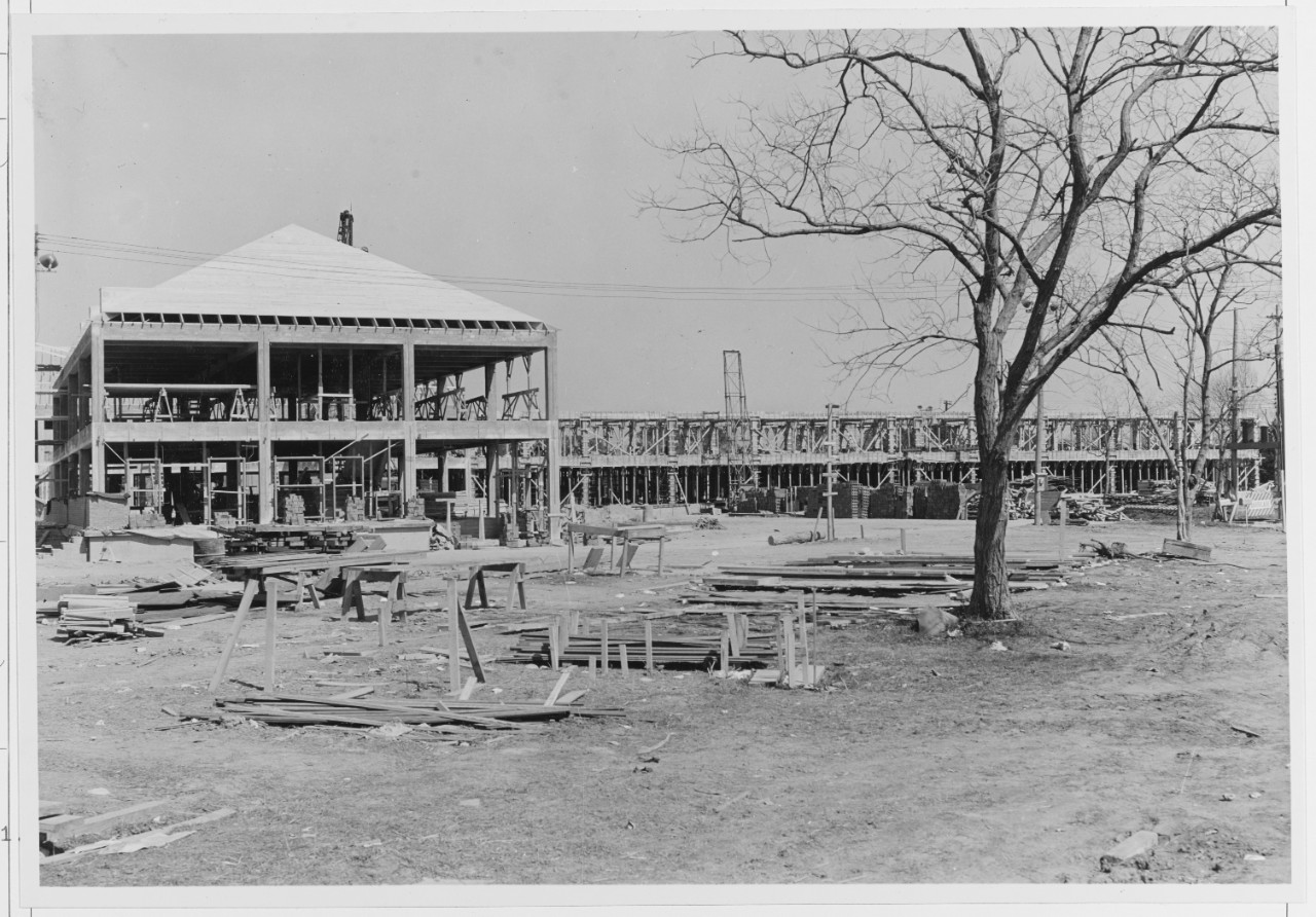 Chief Petty Officers Quarters under construction