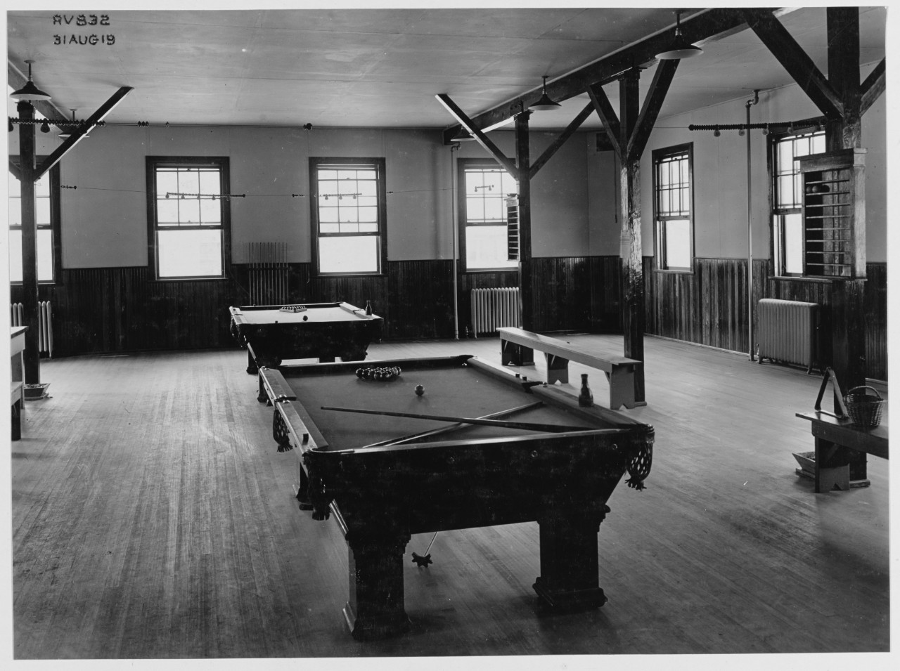Pool Room, C.P.O. Barracks, Pensacola