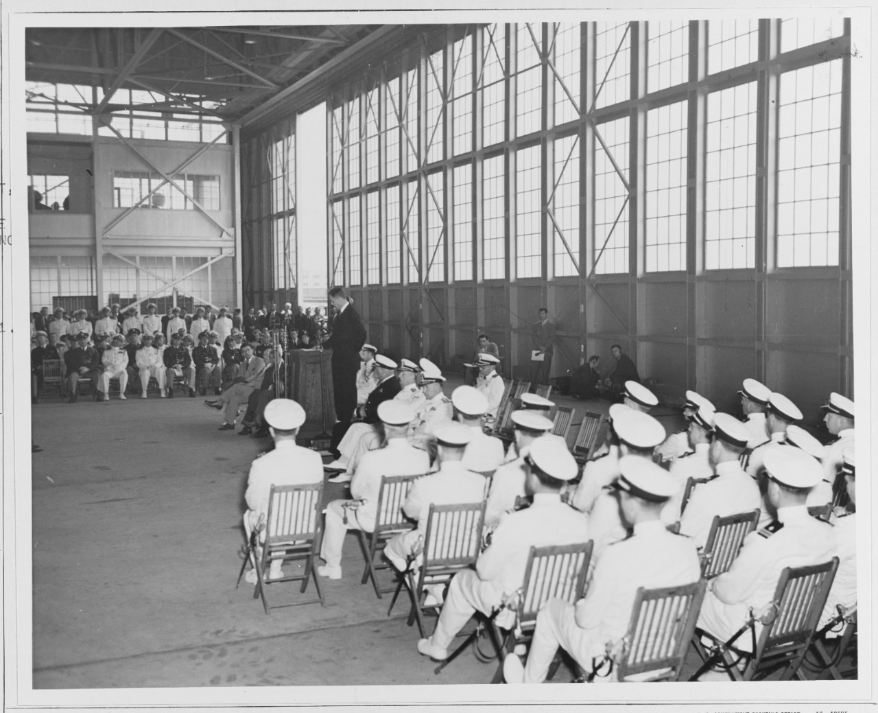 Commissioning of the U.S. Naval Air Station, Quonset