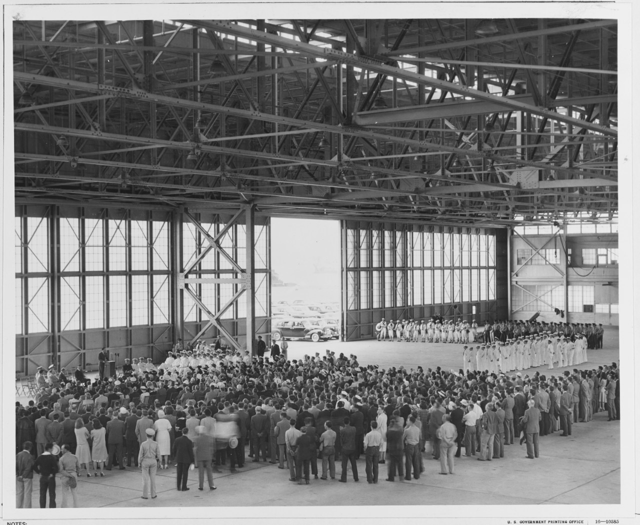 Commissioning of the U.S. Naval Air Station, Quonset