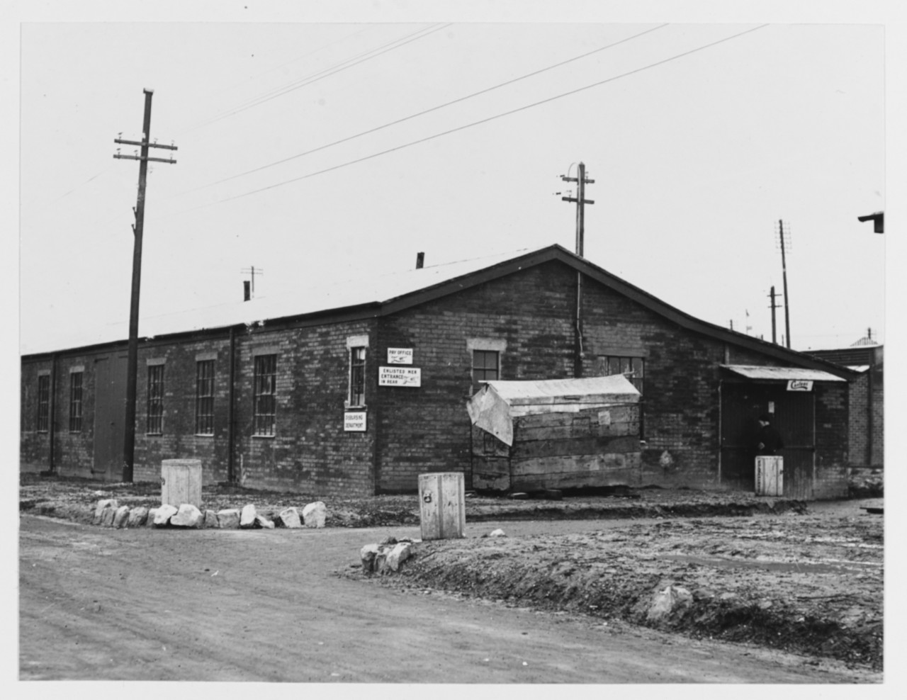 Paymaster's building at U.S. Naval Air Station