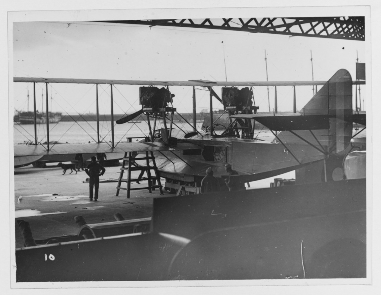 Hydroplane at U.S. Naval Air Station