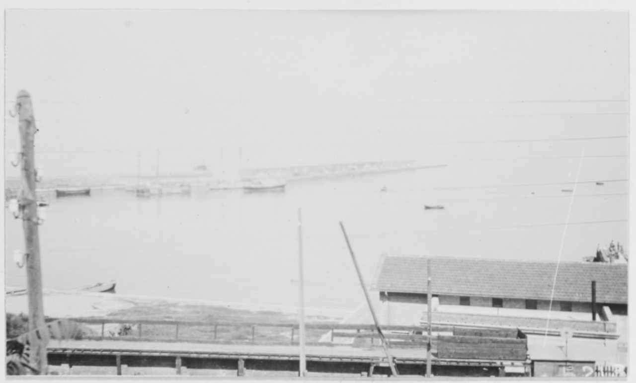 Harbor view at U.S. Naval Air Station