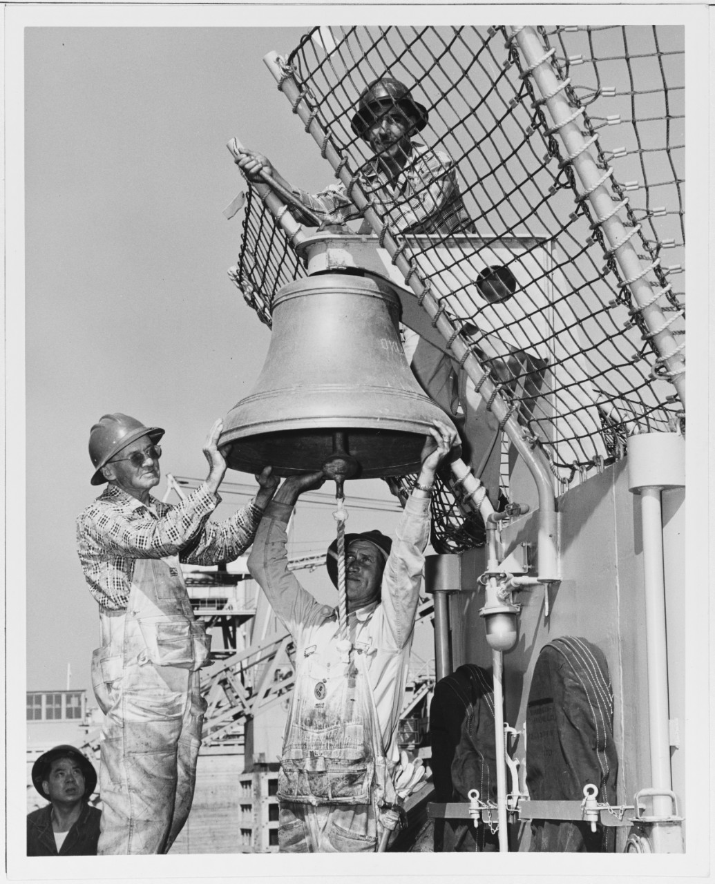 Transfer of USS OKLAHOMA CITY'S Bell