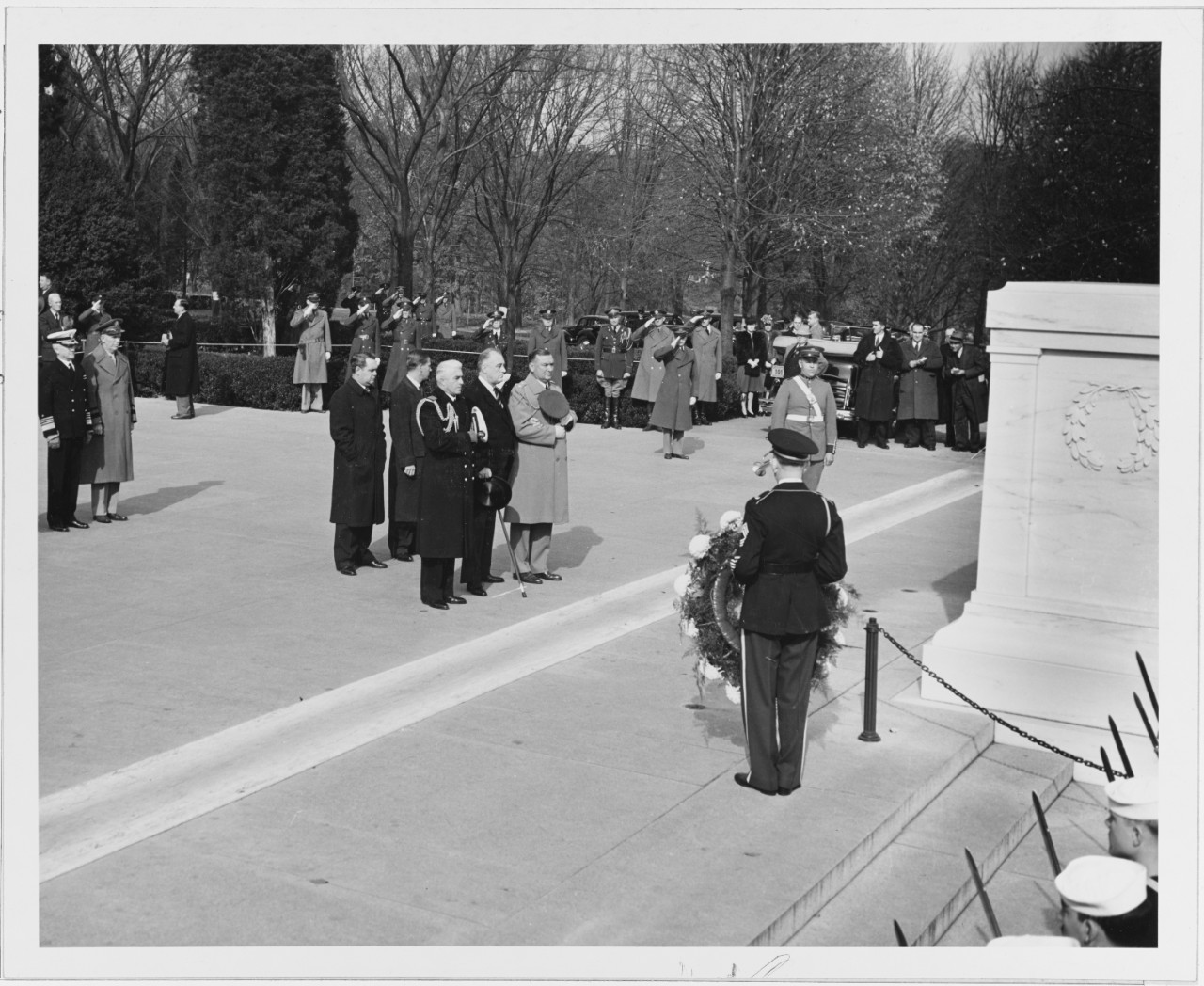 President Roosevelt during Armistice Day Celebrations