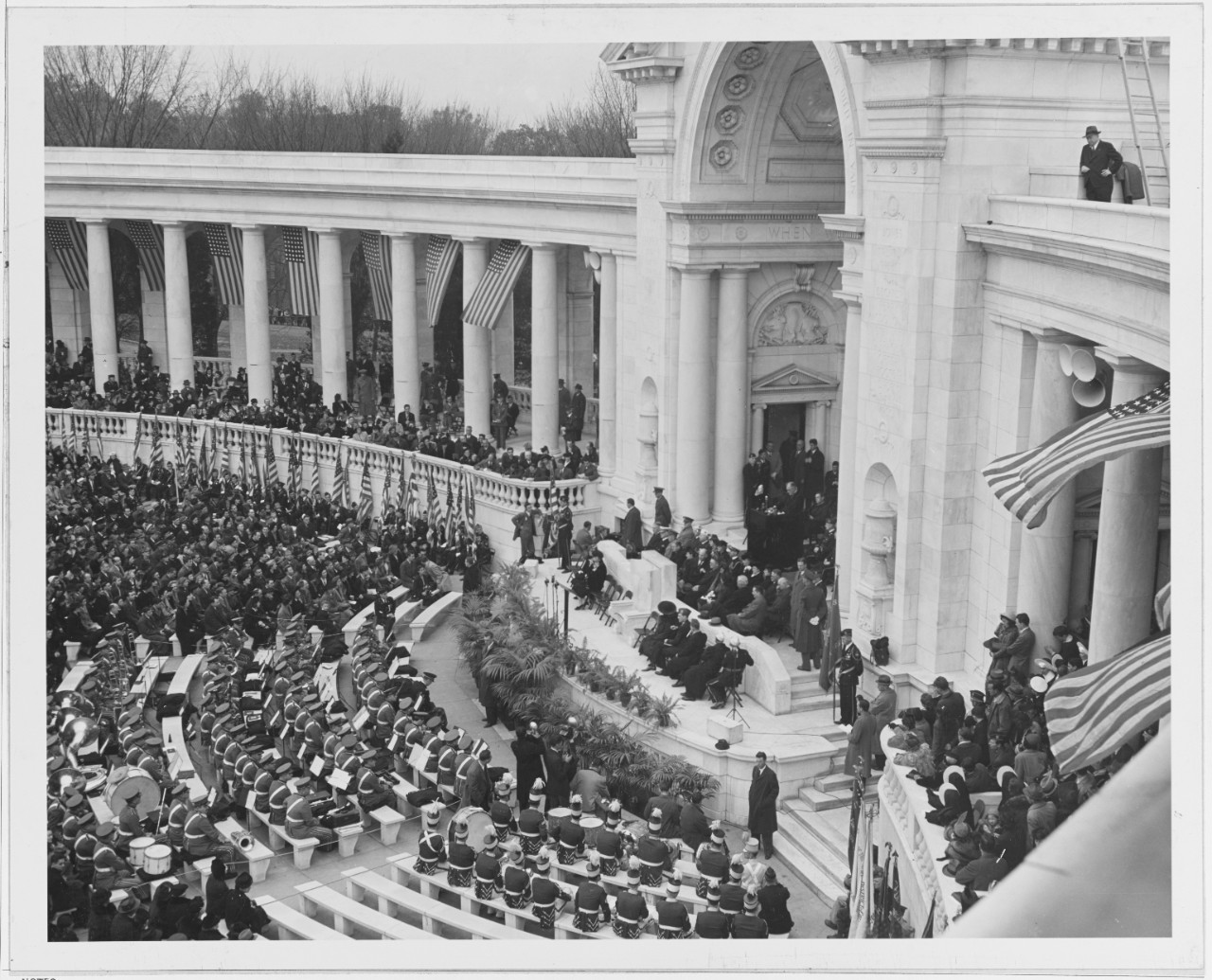 President F.D. Roosevelt Delivering Armistice Day Address