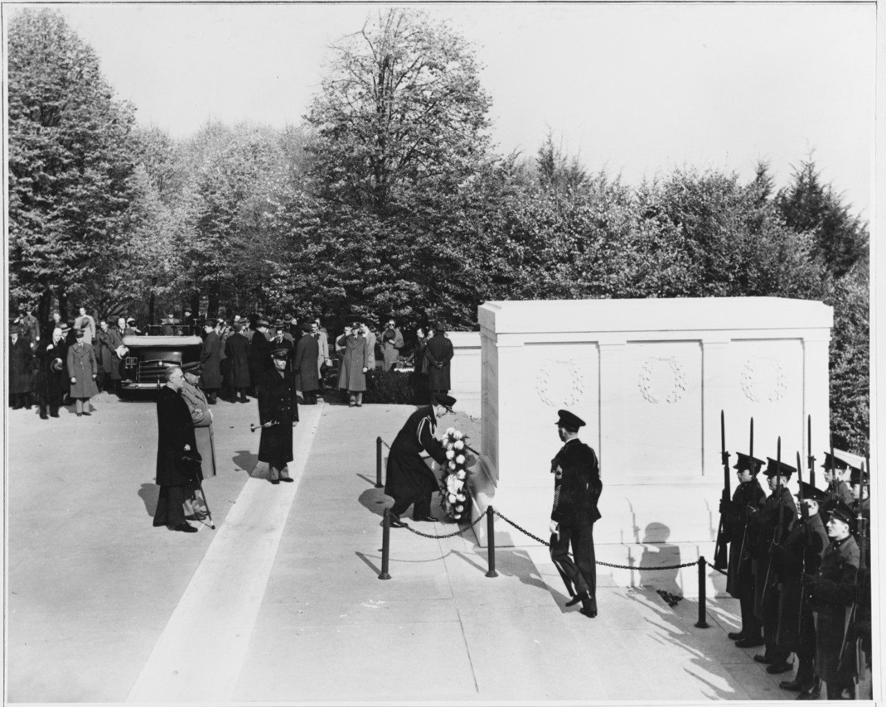 President Roosevelt during Armistice Day Celebrations