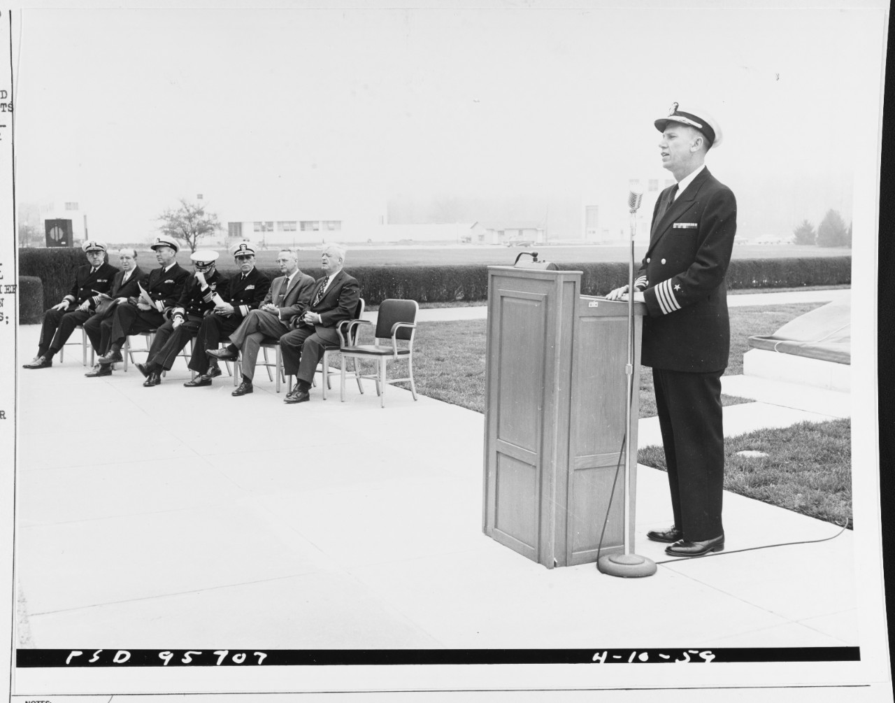 Captain E.A. Wright, Commanding Officer and Director of David Taylor Model Basin
