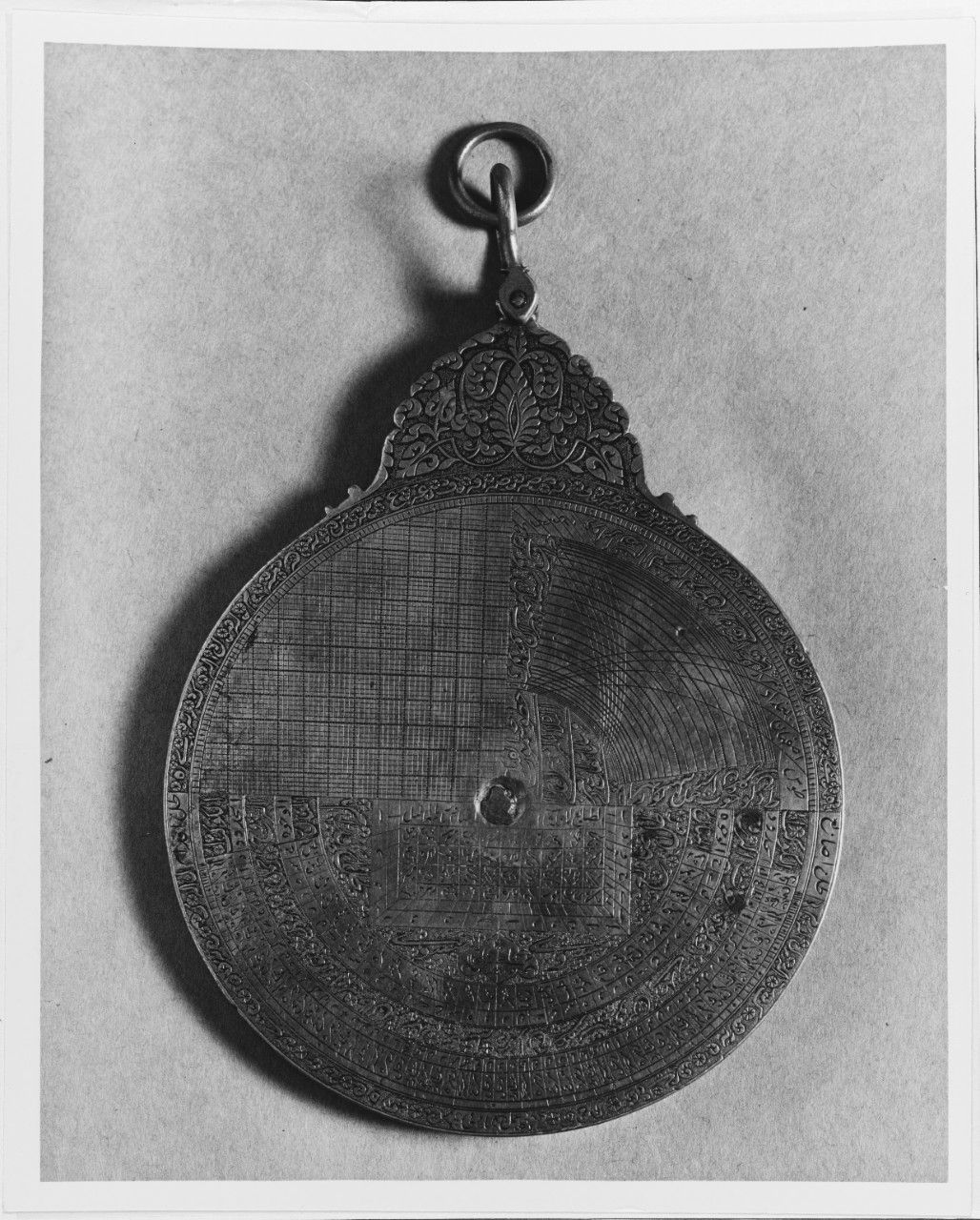 Back View of an Astrolabe