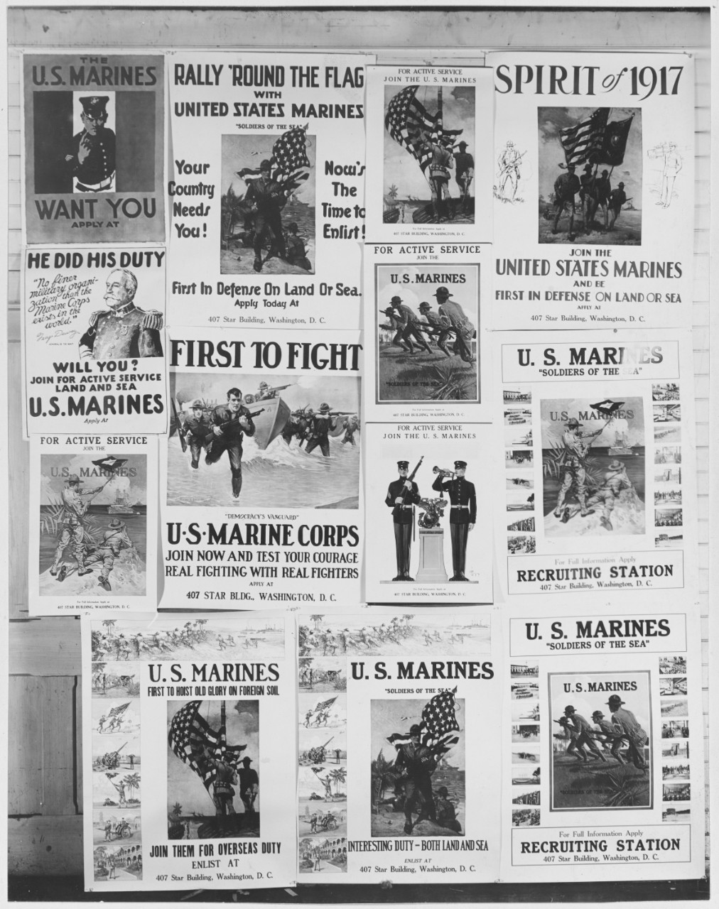 Marine Corps Enlistment Posters