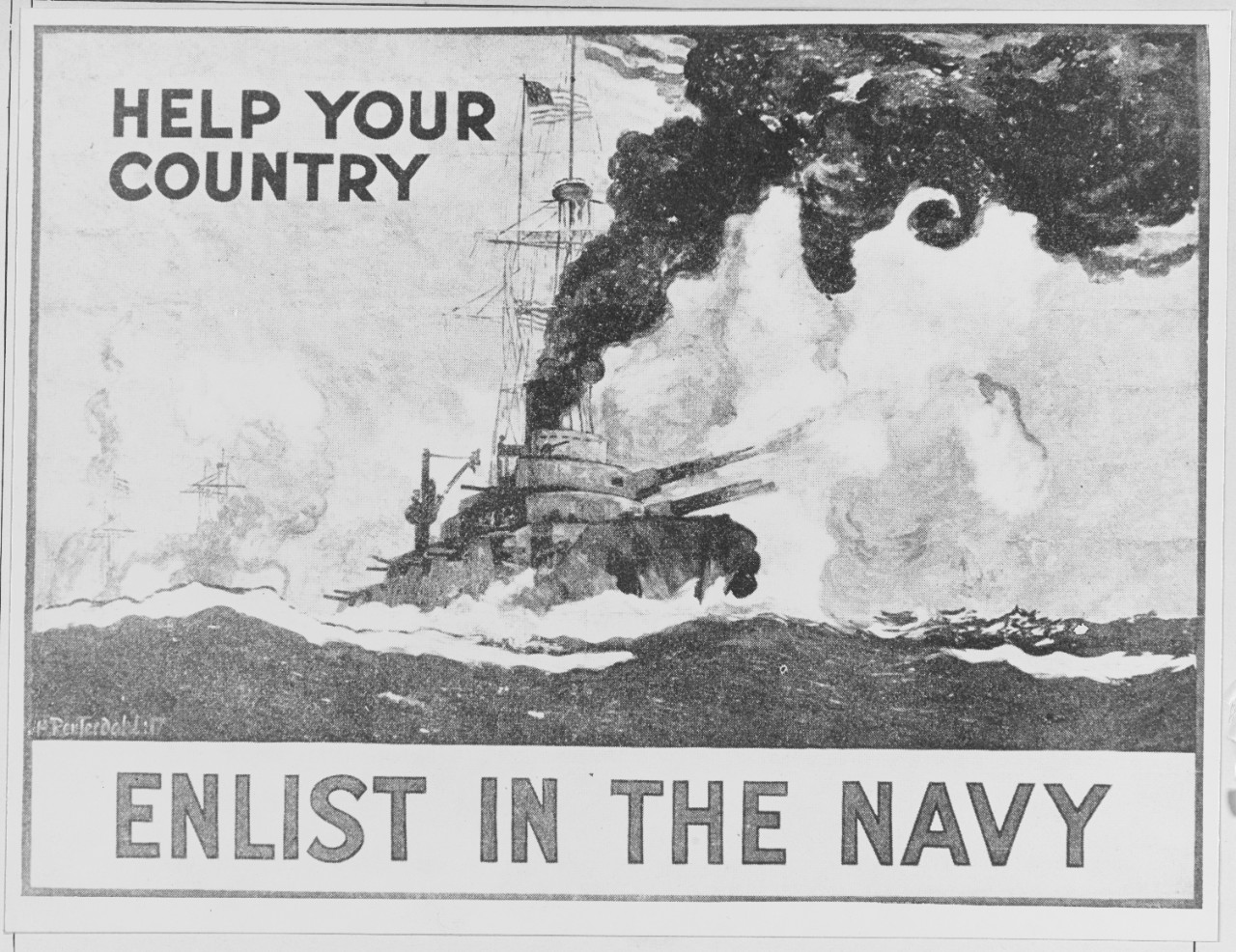 Navy Enlistment Poster