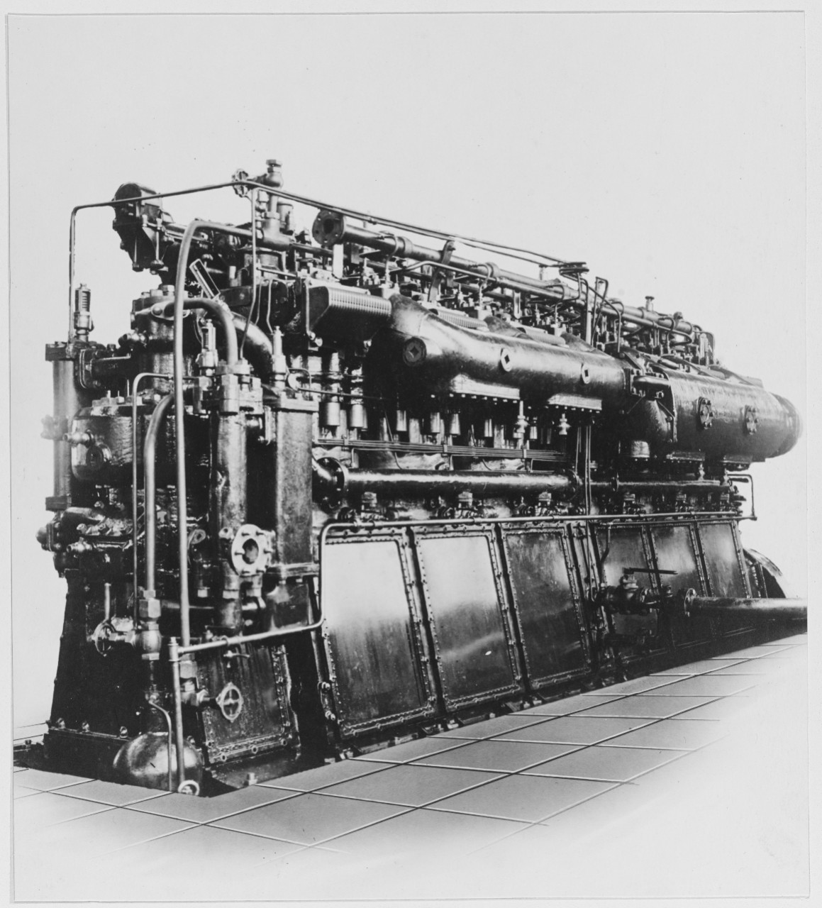 Busch -Sulzer 4 cylinder 500 H.P. Engines
