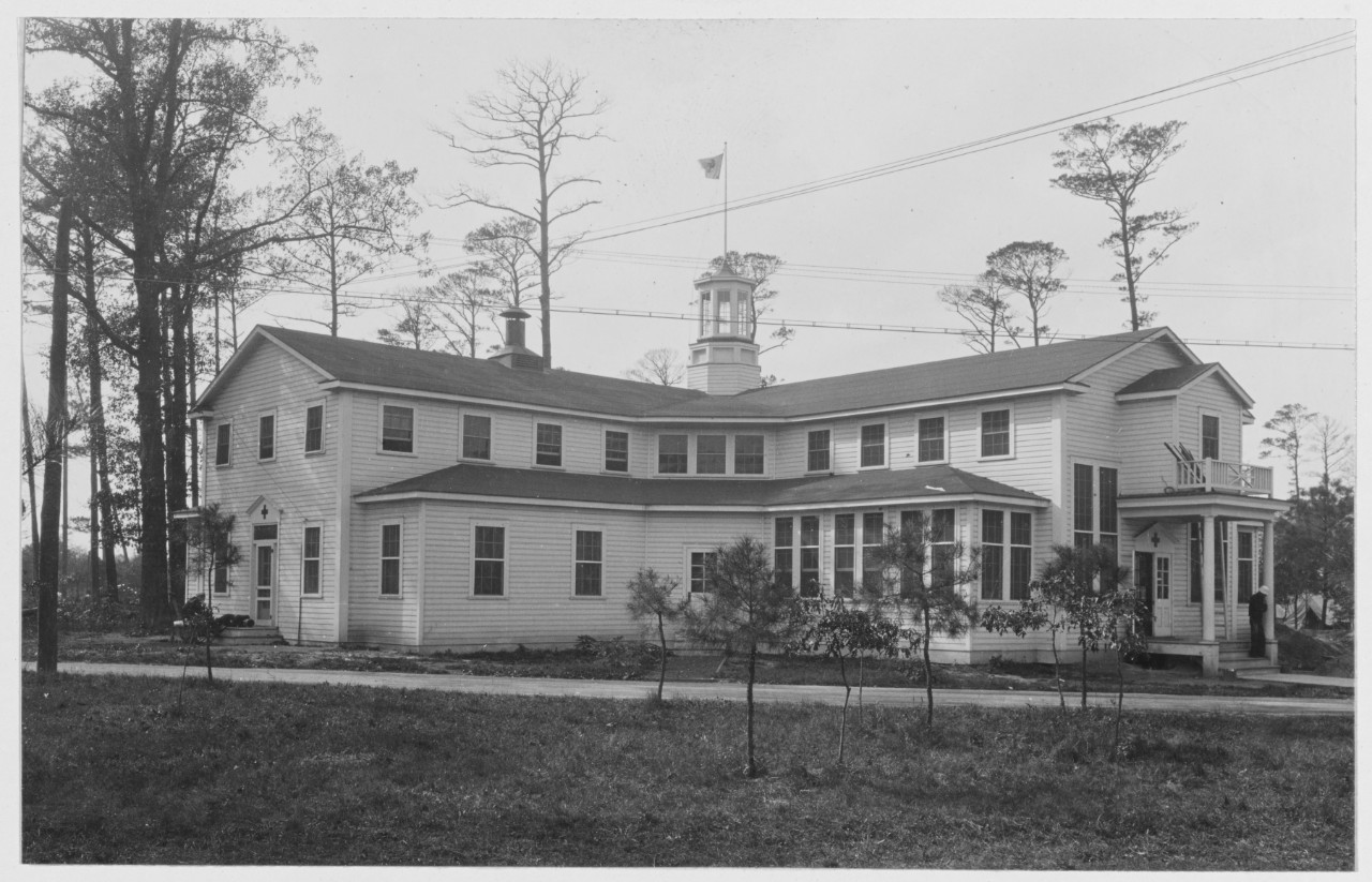 Red Cross Building. U.S. Naval Hospital, Norfolk, Virginia. Circa 1918