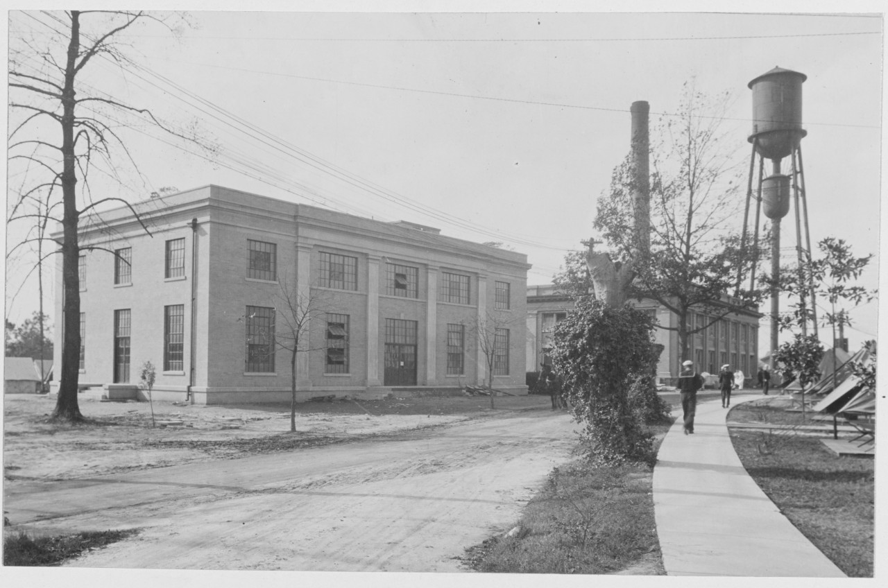Power House and Store House.  U.S. Naval Hospital, Norfolk, Virginia. Circa 1918