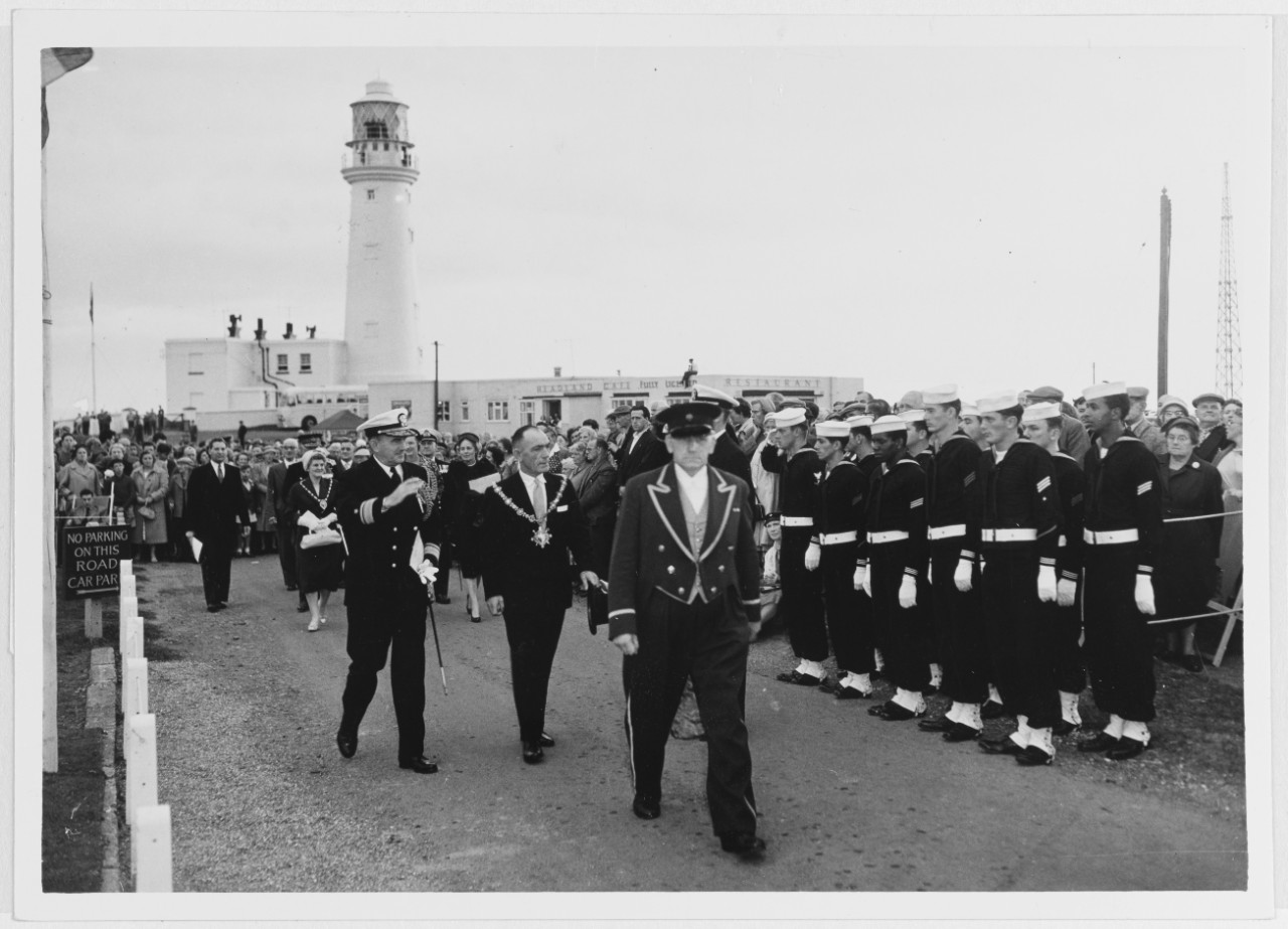 John Paul Jones Commemorative Ceremony off Flamborough Head, Yorkshire, September 23, 1959