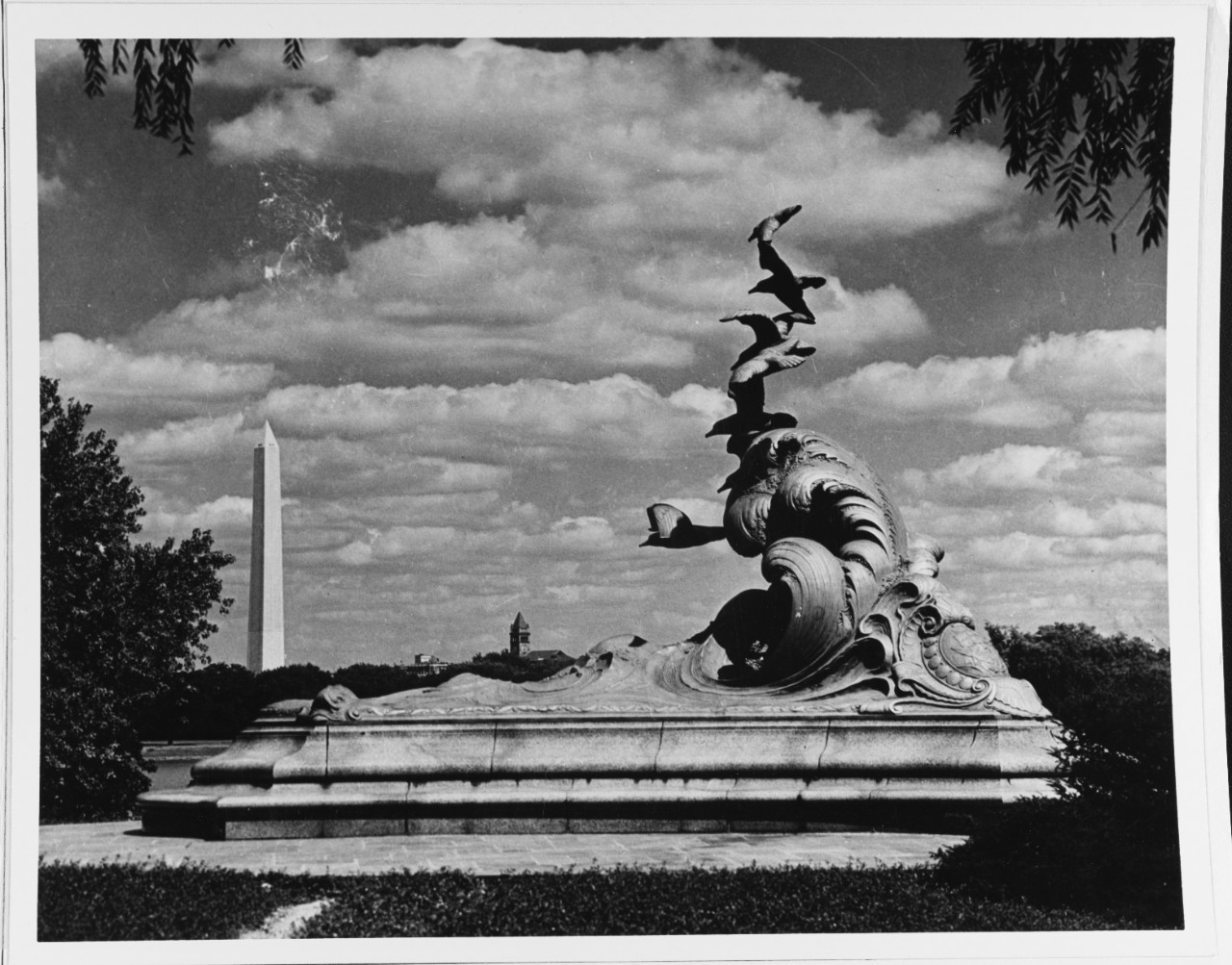 U.S. Navy and Marine Corps Memorial, Dedicated to Americans Lost at Sea. Washington, D.C. Erected 1934