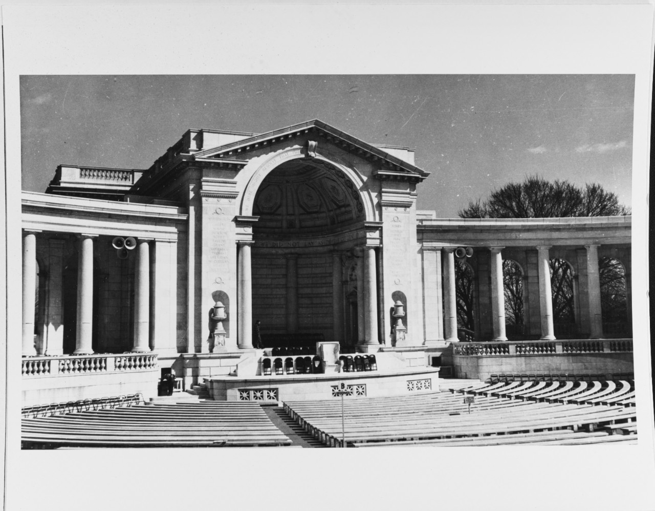 Arlington Memorial Amphitheater in Arlington National Cemetery. Arlington, Virginia
