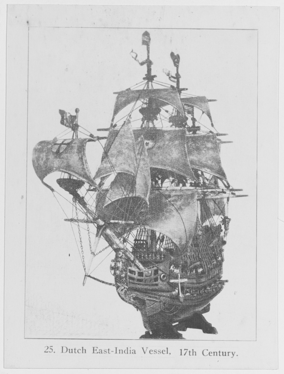 Model of a Dutch East-India Vessel, 17th Century