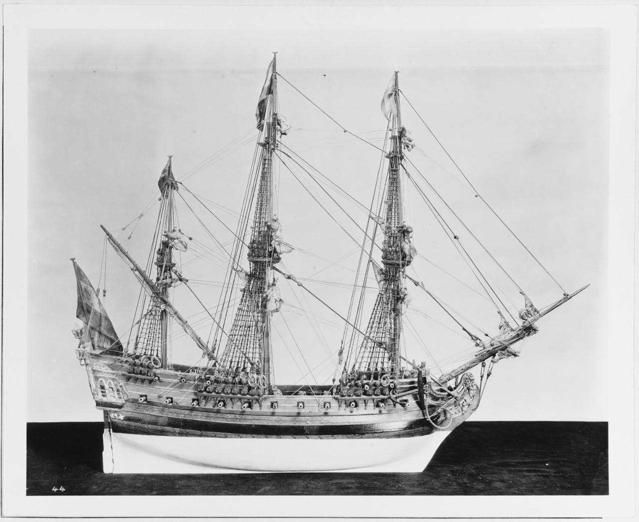 Model of ship DUTCH 32. U.S. Naval Academy No. 51.