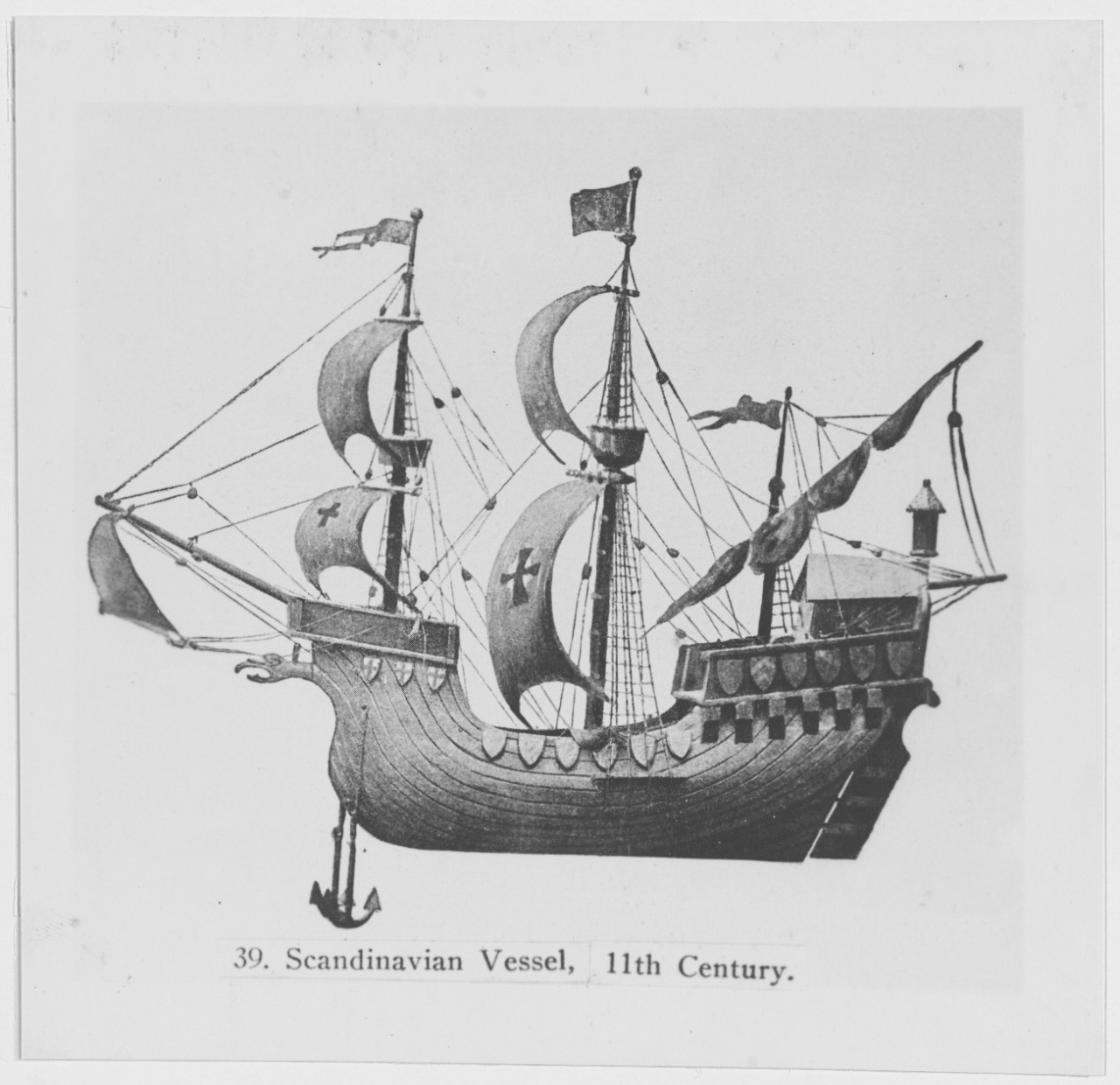 Model of Scandinavian Vessel, 11th Century