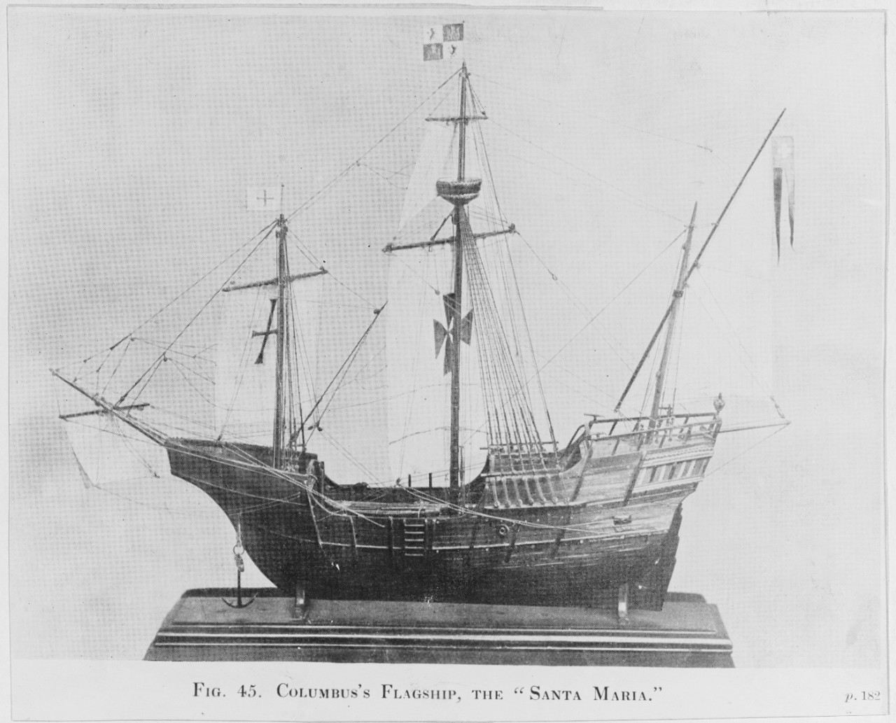 Model of Columbus' Flagship, the SANTA MARIA