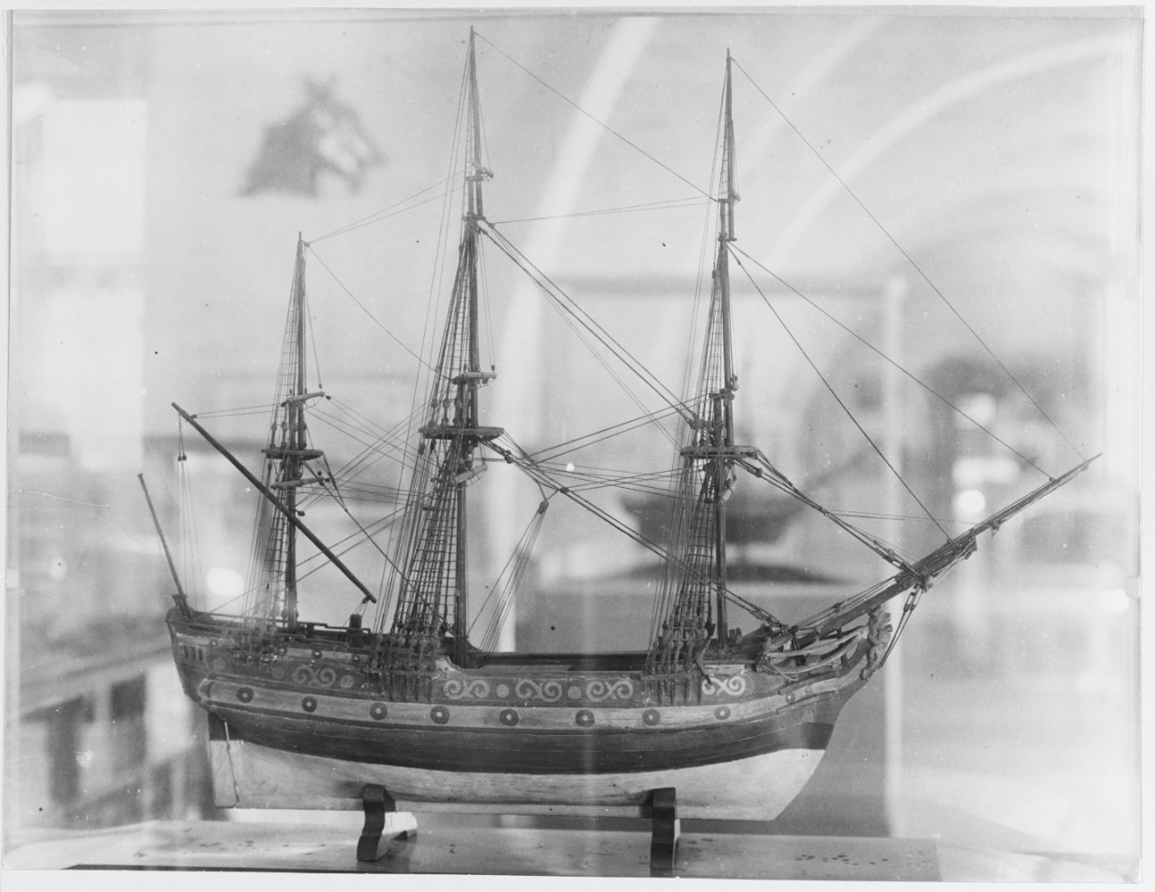 Model of Spanish Frigate, 18th Century