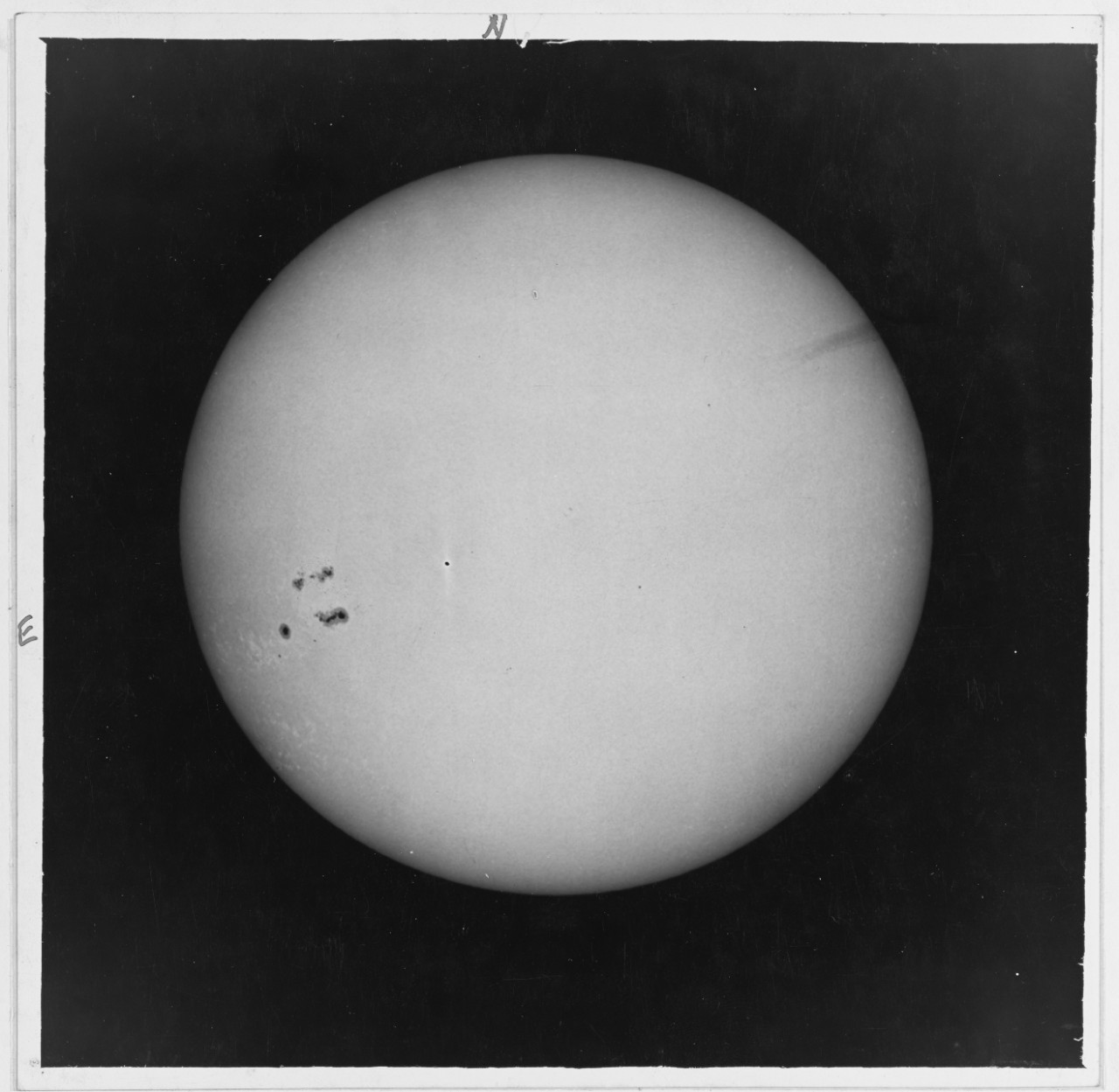 Sunspots, September 13, 1941