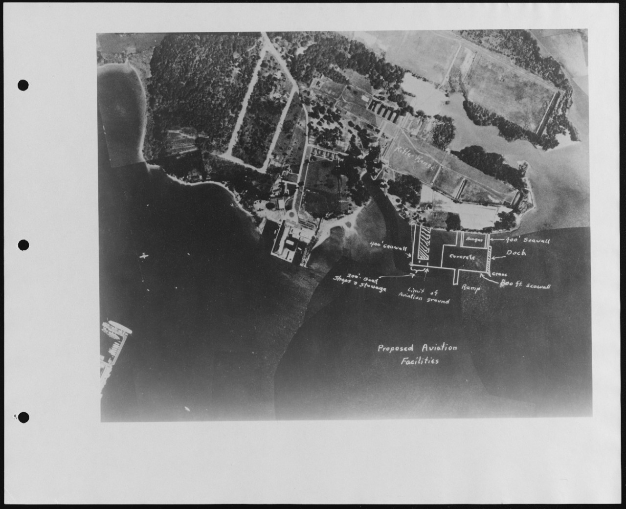 Area for proposed Air Station at U.S. Naval Academy. Anacostia, Washington, D.C.