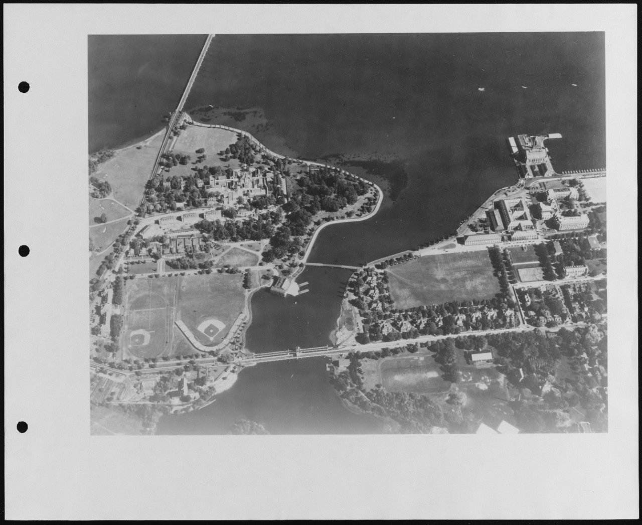 Aerial view of U.S. Naval Air Station, Anacostia, Washington, D.C.