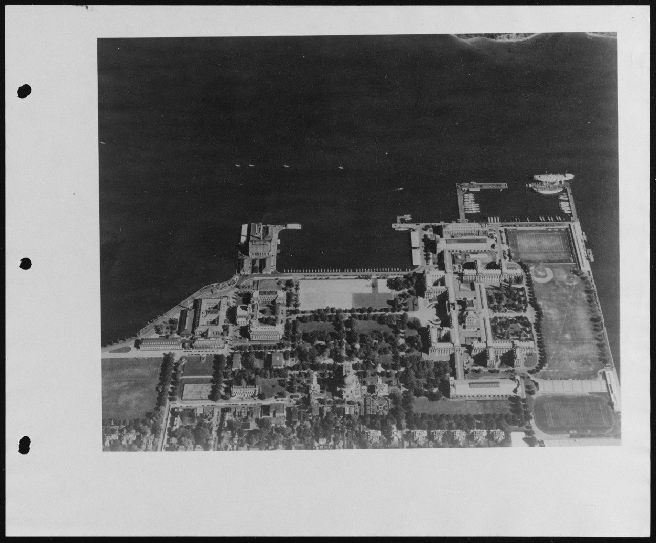 Aerial view of U.S. Naval Air Station, Anacostia, Washington, D.C.