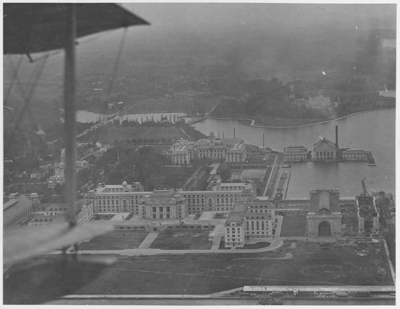 Aerial view of the Naval Academy, Annapolis, Maryland. June 22, 1921