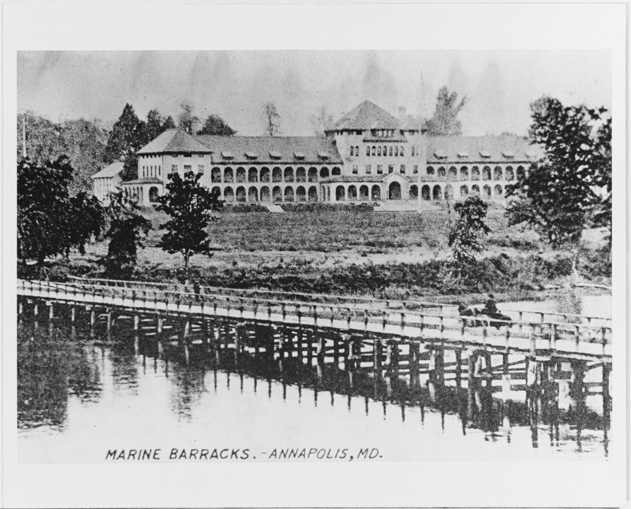 Marine Barracks, Annapolis, Maryland, circa 1885