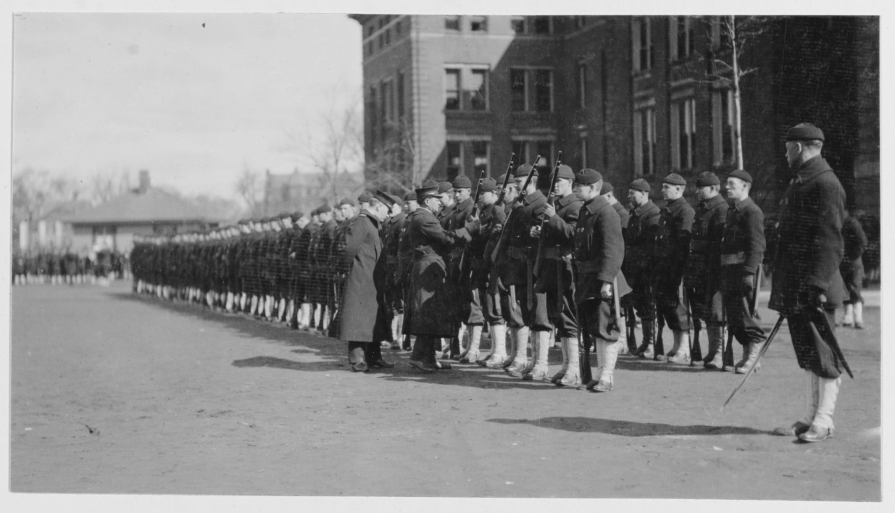 Inspection of arms at Guard Mount, April 1918