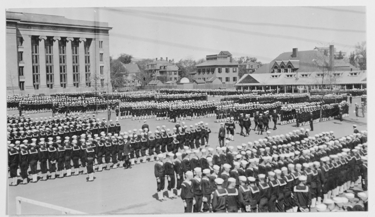 Radio School assembled, USN Radio School, May 18, 1918