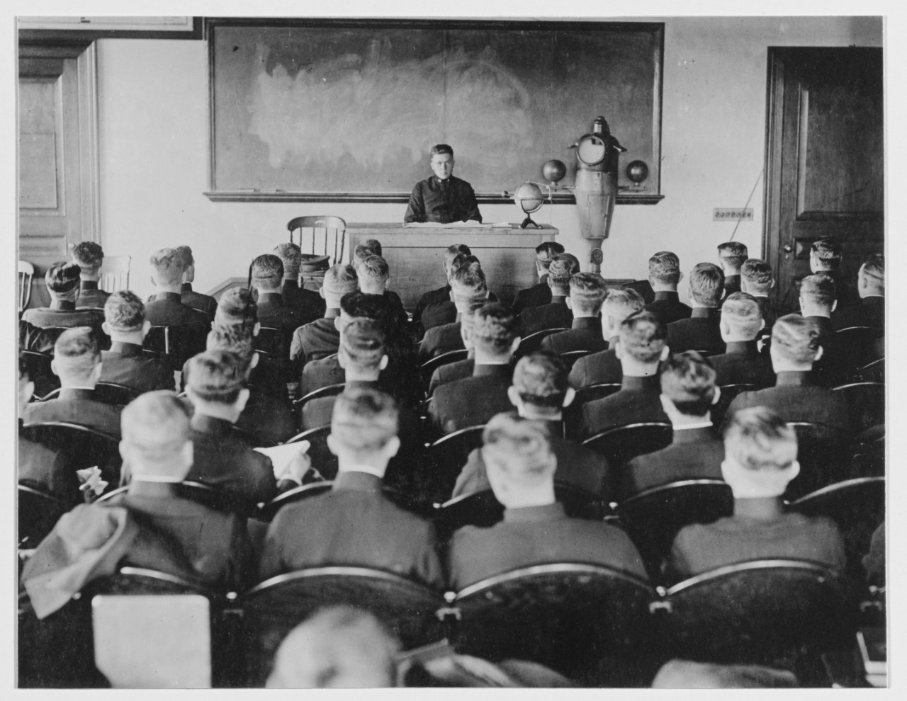 Class room - Emerson Hall Officer Material School, February 6, 1919