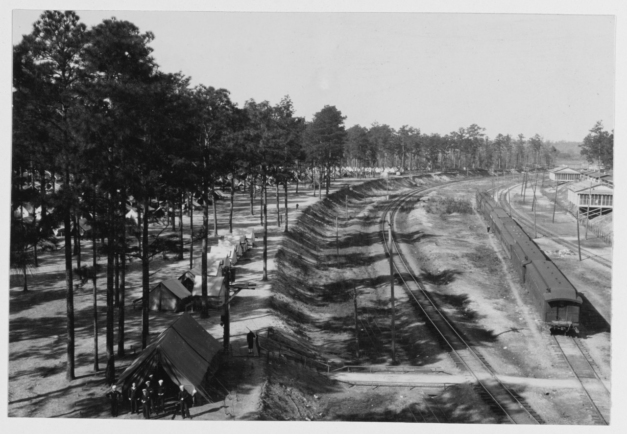 Birdseye View of Piney Grove, Detention camp at U.S. Naval Training Camp, Charleston
