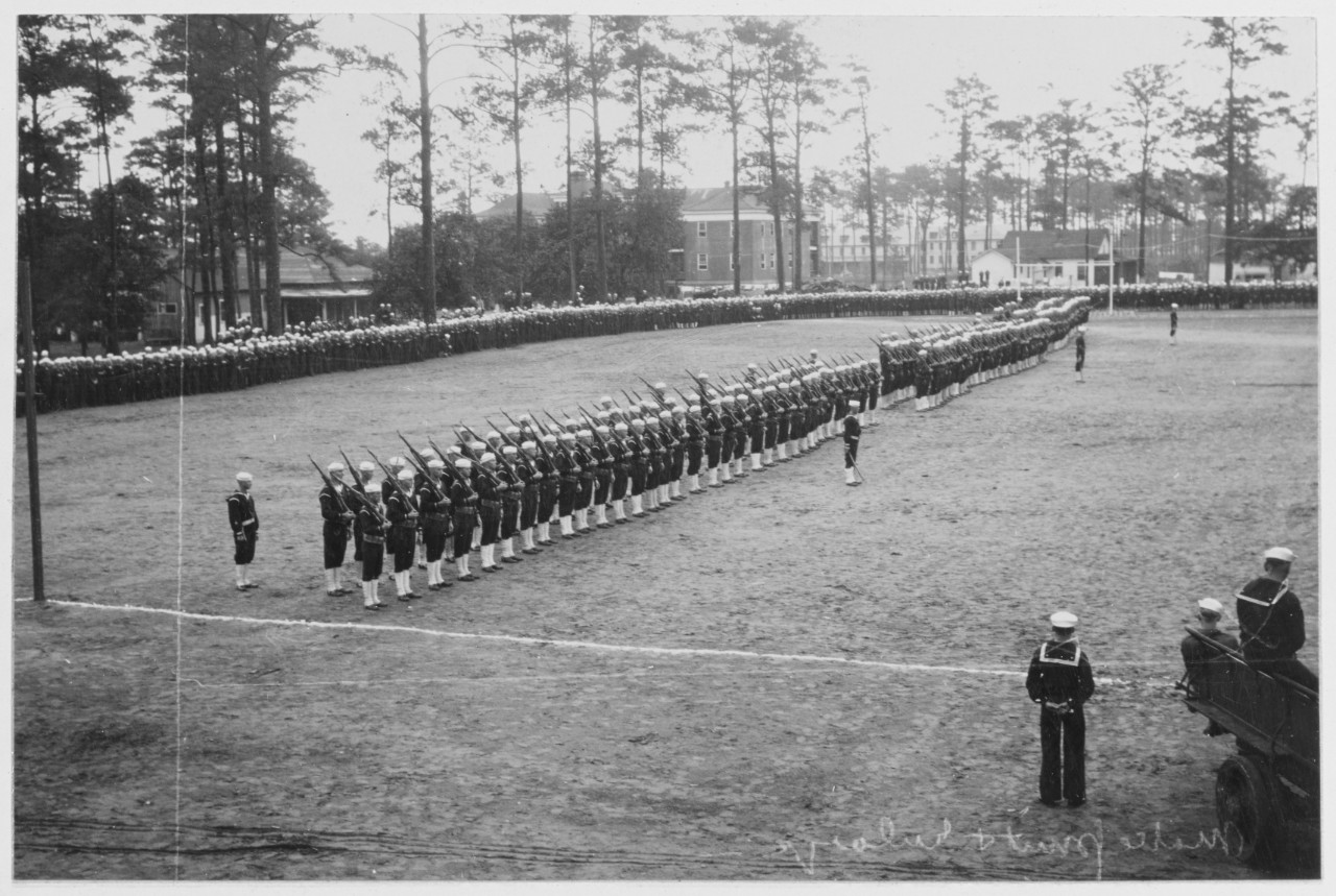 Infantry drill. U.S. Naval Training Camp, Charleston, December 4, 1918