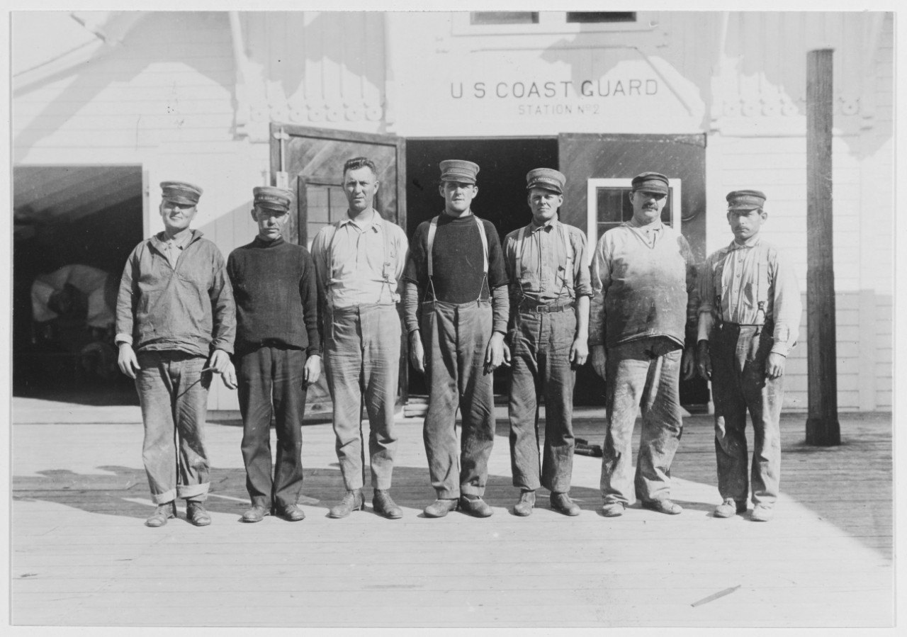Crew of Coast Guard Station No. 2, Cross Island, Machias, Maine