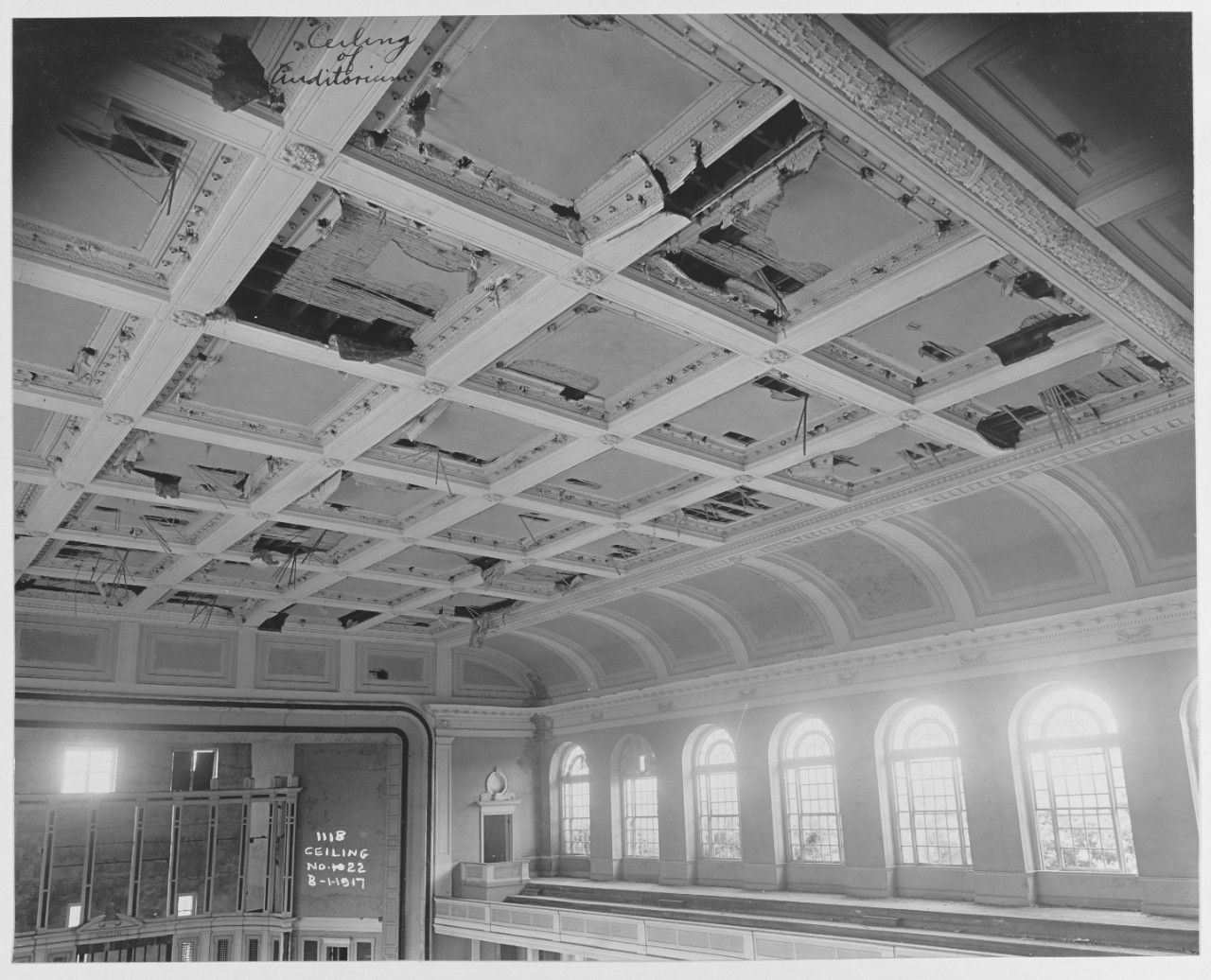 Ceiling of Auditorium