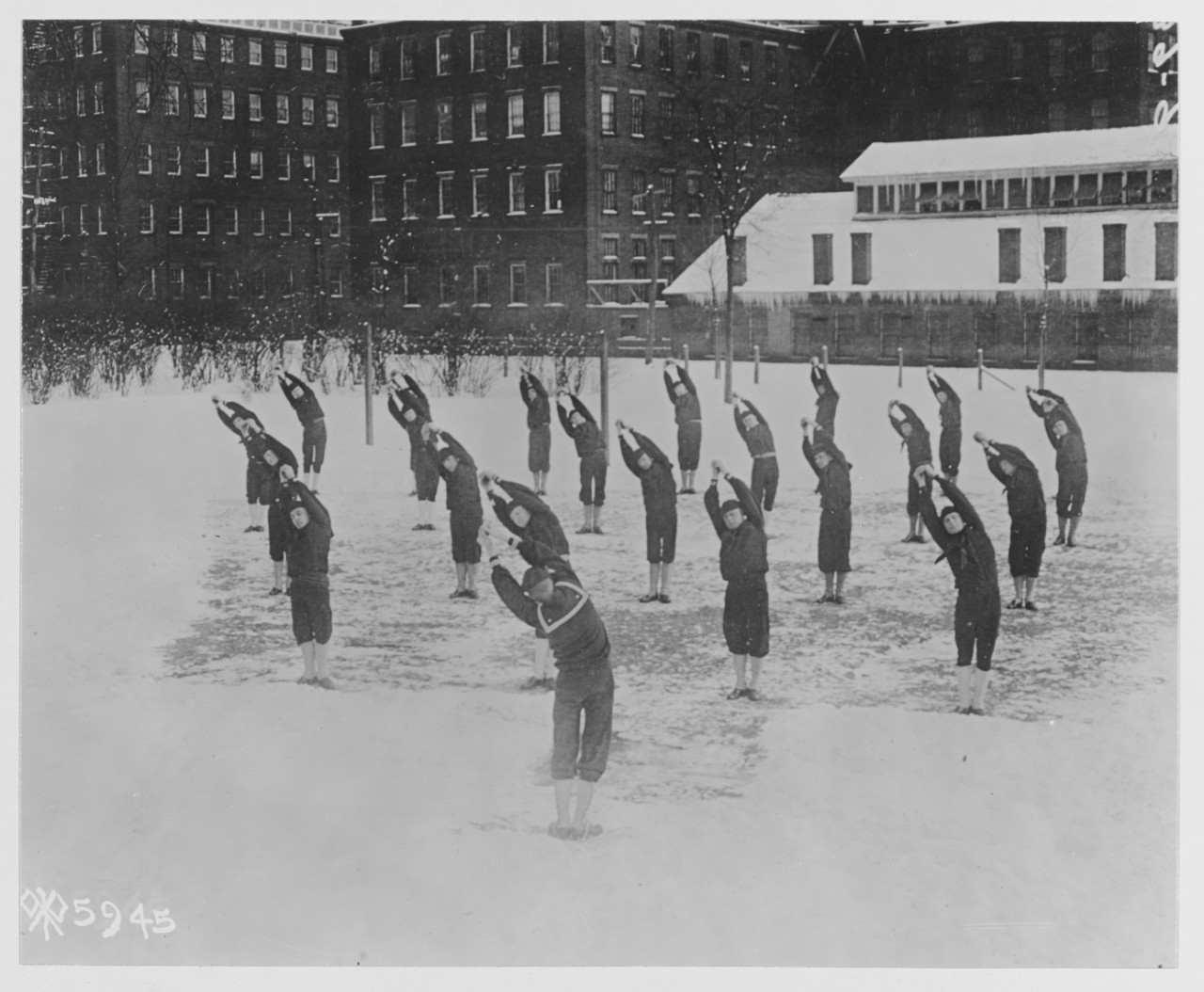 Walter Camp's physical exercises, New Haven, Conn.