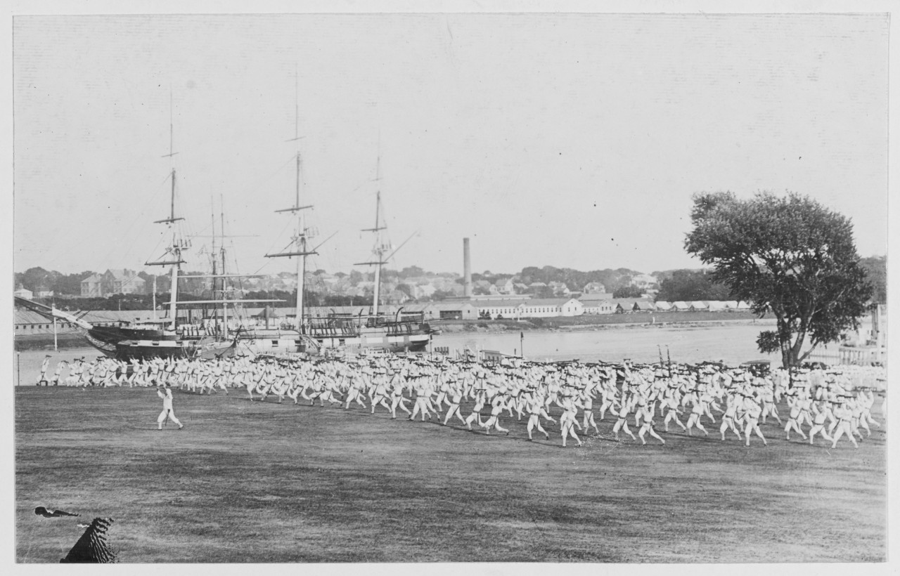 Naval Training Station Lord Aberdeen visited to  Newport, R.I